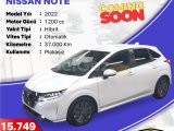 2022 Model Otomatik Nissan Note
