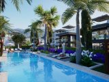 KIBRIS GİRNE ALSANCAK'TA KENDİNE AİT ÖZEL BAHÇESİ VE TERASI BULUNAN DENİZE 100 METRE UZAKLIKTA DAĞ VE DENİZ MANZARALI SATILIK 2+1 DAİRE
