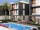 KIBRIS GİRNE ALSANCAK'TA HAVUZLU SİTE İÇERİSİNDE KAPALI OTOPARK VE ASANSÖRLÜ,DAİREYE ÖZEL BAHÇE VEYA TERASLI SEÇENEKLERİ İLE SATILIK 2+1 LÜKS DAİRELER
