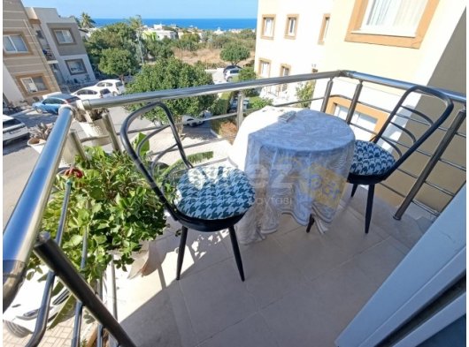 Girne Alsancak'da, Escape Plajına Yakın, Kiralık Özel Teraslı 1+1 Eşyalı Daire!
