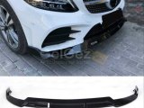 W205 2019+ C SERISI ÖN LIP BRB - PIANO BLACK (PARLAK SIYAH)