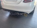 W205 C SERISI IÇIN SILVER DIFUZOR & EGZOZ SETI (NORMAL SEDAN) - SILVER EGZOZ ILE