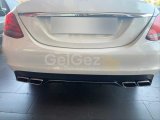 W205 C SERISI IÇIN SILVER DIFUZOR & EGZOZ SETI (NORMAL SEDAN) - SILVER EGZOZ ILE