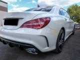 W117 CLA IÇIN UYUMLU CLA 45 GORUNUM DIFUZOR & EGZOZ SETI 16-19 SILVER EGZOZ ILE
