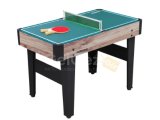 Porodo Lifestyle Multi-Game Table Foosball | Billiards | Hockey | Table Tennis - Brown