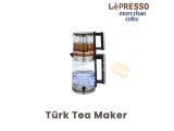 Lepresso Turkish Tea Glass Kettle - Black