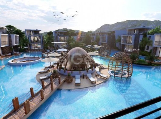 Lapta'da 3+1 bahçeli yepyeni villa