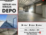 Ercan Havaalanı yanında satılık depolar
