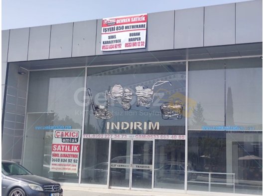 ANAYOL ÜSTÜ SHOWROOM,DEPO YAPMAYA MUSAİT 850 METREKARE SENDE KATLİ DEPO