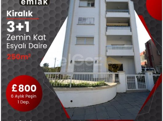 Lefkoşa-Ortaköy’de Zemin Kat kilinik izinli Kiralik 250m2 Daire????????