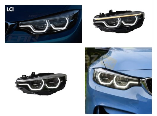 4 SERİSİ F32/F36 LCI 2016-2018 İÇİN LED FAR (13-15 için yazılım ve soket değişimi ile takılabilir)