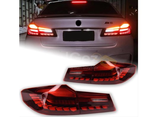 2017-2020 G30 IÇIN UYUMLU DRAGON LED STOP - KIRMIZI