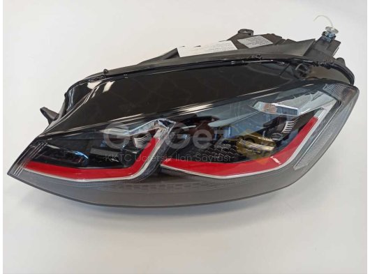 GOLF 7 MK7 2012-2018 IÇIN UYUMLU J LED FAR GTI KIRMIZI