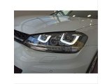 GOLF 7 IÇIN UYUMLU U LED FAR SILVER