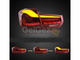 F30 3 SERISI IÇIN DRAGON LED STOP DINAMIK ANIMASYONLU - KIRMIZI