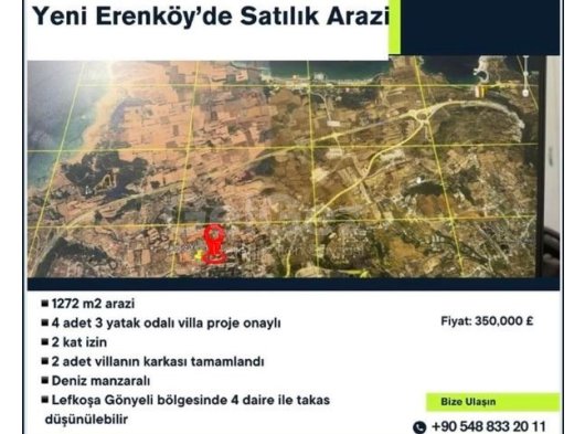 Yeni Erenköy'de Satılık Arazi