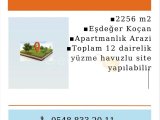 Girne İncesu Alsancak'ta Satılık Apartmanlık Arazi
