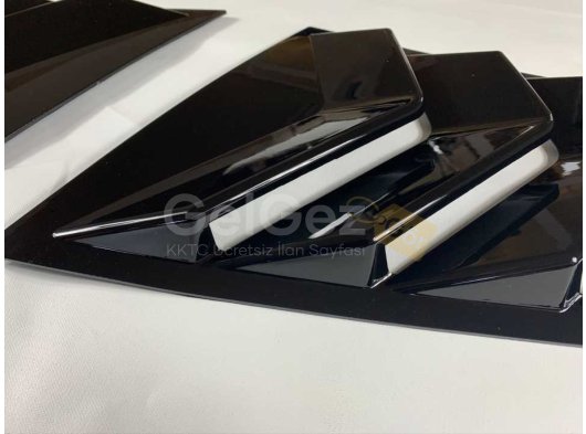 MUSTANG IÇIN UYUMLU 2015-2020 KELEBEK CAM KAPLAMA - PIANO BLACK