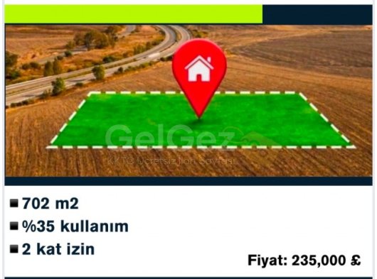 Girne Edremit'te Satılık Arsa