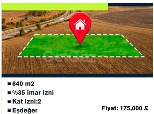 Girne Zeytinlik'te Satılık Arsa