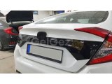 CIVIC FC5 2016-2020 IÇIN UYUMLU BAGAJ KAPAGI PLAKA ÜST KAPLAMASI PIANO BLACK