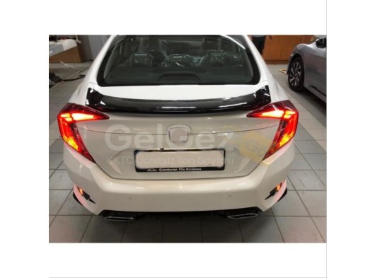 CIVIC FC5 2016-2020 IÇIN UYUMLU OVAL SPOILER (BOYASIZ)