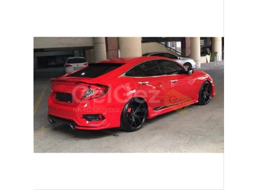 CIVIC FC5 2016-2020 IÇIN UYUMLU TURBO BODY KIT ARKA EK
