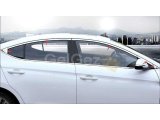 ELANTRA 2016-2019 IÇIN UYUMLU CAM ÇITASI NIKELAJ 10 PARÇA