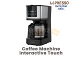 LePresso Rich Brew Coffee Machine Interactive Touch Display - Black