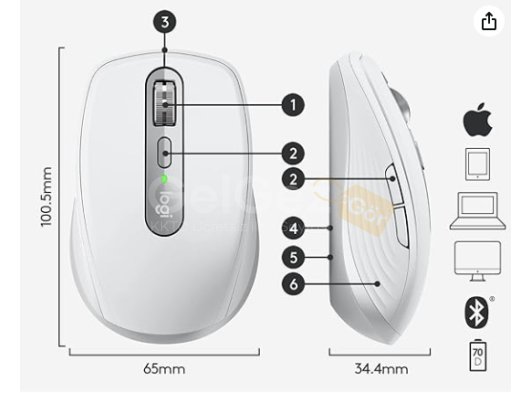 Logitech MX Anywhere 3 Mouse(KABLOSUZ)