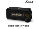 Marshall Middleton Portable Bluetooth Speaker, Black and Brass
