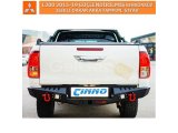 MITSUBISHI L200 2015-19 GÜÇLENDİRİLMİŞ SENSÖRSÜZ IŞIKLI DAKAR ARKA TAMPON, SİYAH
