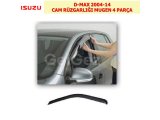 ISUZU D-MAX 2004-14 CAM RÜZGARLIĞI MUGEN 4 PARÇA