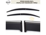 NISSAN NAVARA 2015+ KROMLU CAM RÜZGARLIĞI