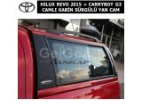 TOYOTA HILUX REVO 2015+ CARRYBOY G3 CAMLI KABİN SÜRGÜLÜ YAN CAMLI