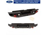 FORD RANGER 2011+ GÜÇLENDİRİLMİŞ SENSÖRLÜ IŞIKLI V2 DAKAR ARKA TAMPON, SİYAH