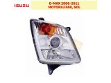 ISUZU D-MAX 2006-2011 MOTORLU FAR, SOL