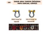 DAKAR ARKA TAMPON ÜNİVERSAL MAPA KANCASI, KIRMIZI
