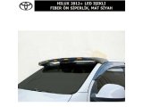 TOYOTA HILUX 2012+ LED IŞIKLI FIBER ÖN SİPERLİK, MAT SİYAH