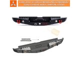MITSUBISHI L200 2010-15 GÜÇLENDİRİLMİŞ SENSÖRSÜZ IŞIKLI DAKAR ARKA TAMPON, SİYAH