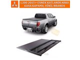 MITSUBISHI L200 2015+ ESNEK KATLANIR ARKA KASA KAPAMA, VİNİL BRANDA