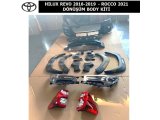 TOYOTA HILUX REVO 2016-19 GÖRÜNÜMÜNDEN ROCCO 2021 GÖRÜNÜMÜNE DÖNÜŞÜM BODY KİTİ