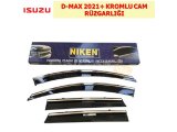 ISUZU D-MAX 2021+ KROMLU CAM RÜZGARLIĞI