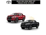 TOYOTA HILUX 2015-18 BODY KİT, PARLAK SİYAH VE KROM