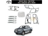TOYOTA HILUX 2006-14 FULL ÇERÇEVE SETİ, KROM