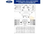 FORD RANGER 2016-2022 ÇEKİ DEMİRİ ELEKTRİK TESİSATI 13LÜ ELEKTRONİK KİT