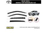 TOYOTA HILUX 2015+ KROMLU CAM RÜZGARLIĞI 4LÜ