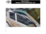 TOYOTA HILUX 2015+ KROMLU CAM RÜZGARLIĞI 4LÜ