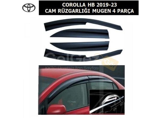 TOYOTA COROLLA HB 2019-23 CAM RÜZGARLIĞI MUGEN 4 PARÇA