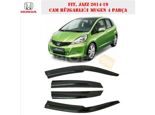 HONDA FIT JAZZ 2014-19 CAM RÜZGARLIĞI MUGEN 4 PARÇA